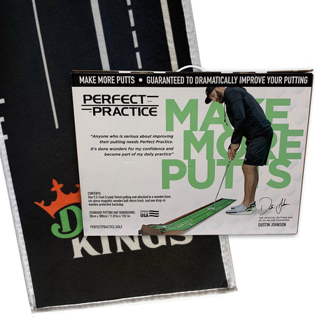 DraftKings x Perfect Practice Putting Mat