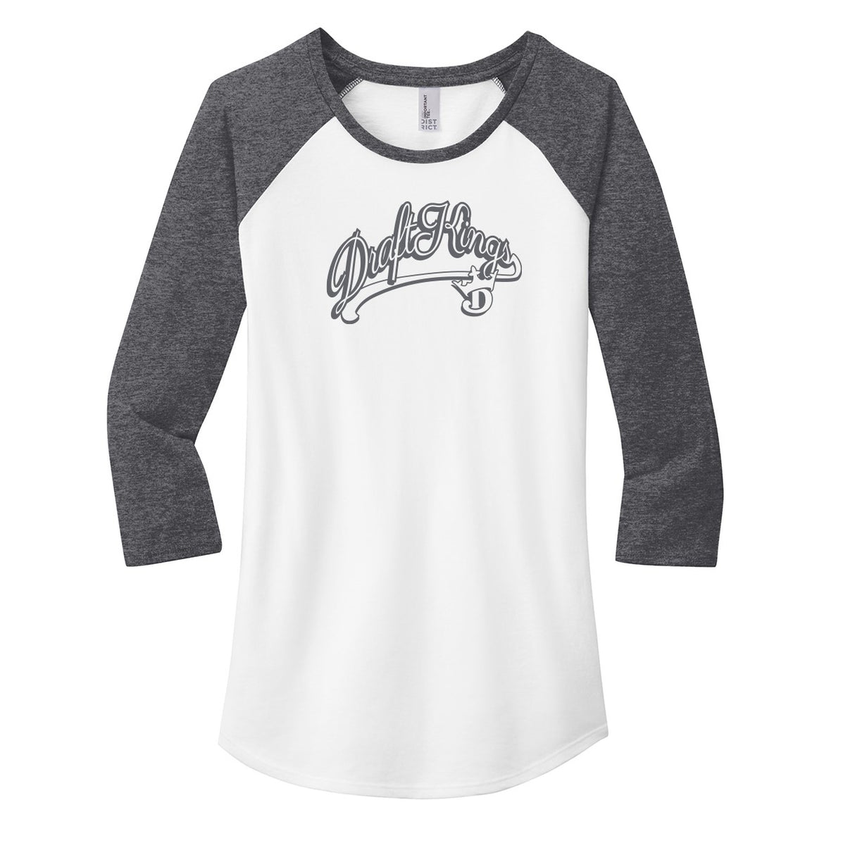 DraftKings Women's 3/4 Baseball Tee