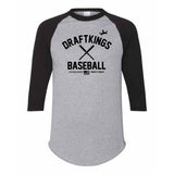 DraftKings 3/4 Baseball Raglan Tee